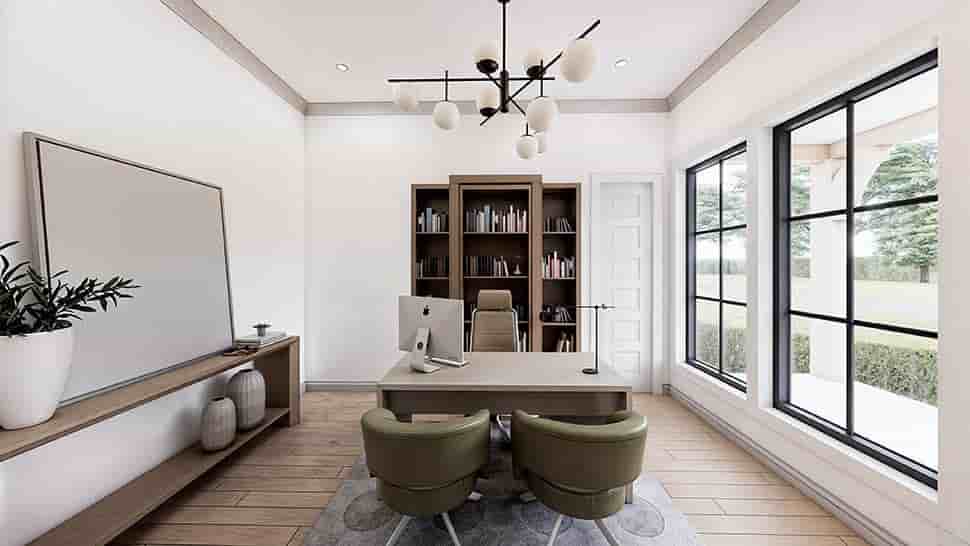 Contemporary, Farmhouse, New American House Plan 84702 with 4 Beds, 5 Baths, 3 Car Garage Picture 2