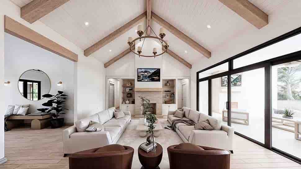Contemporary, Farmhouse, New American House Plan 84702 with 4 Beds, 5 Baths, 3 Car Garage Picture 7