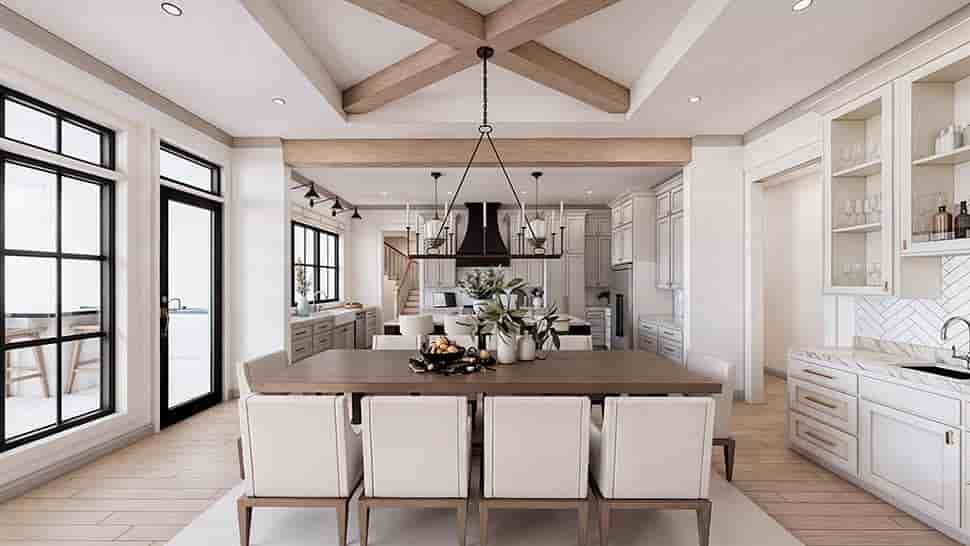 Contemporary, Farmhouse, New American House Plan 84702 with 4 Beds, 5 Baths, 3 Car Garage Picture 8