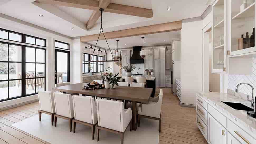 Contemporary, Farmhouse, New American House Plan 84702 with 4 Beds, 5 Baths, 3 Car Garage Picture 9