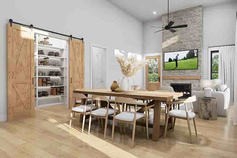 Barndominium, Farmhouse House Plan 84710 with 3 Beds, 2 Baths, 2 Car Garage Picture 5