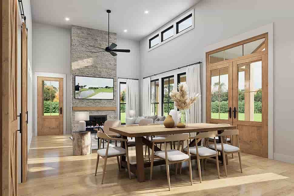 Barndominium, Farmhouse House Plan 84710 with 3 Beds, 2 Baths, 2 Car Garage Picture 6