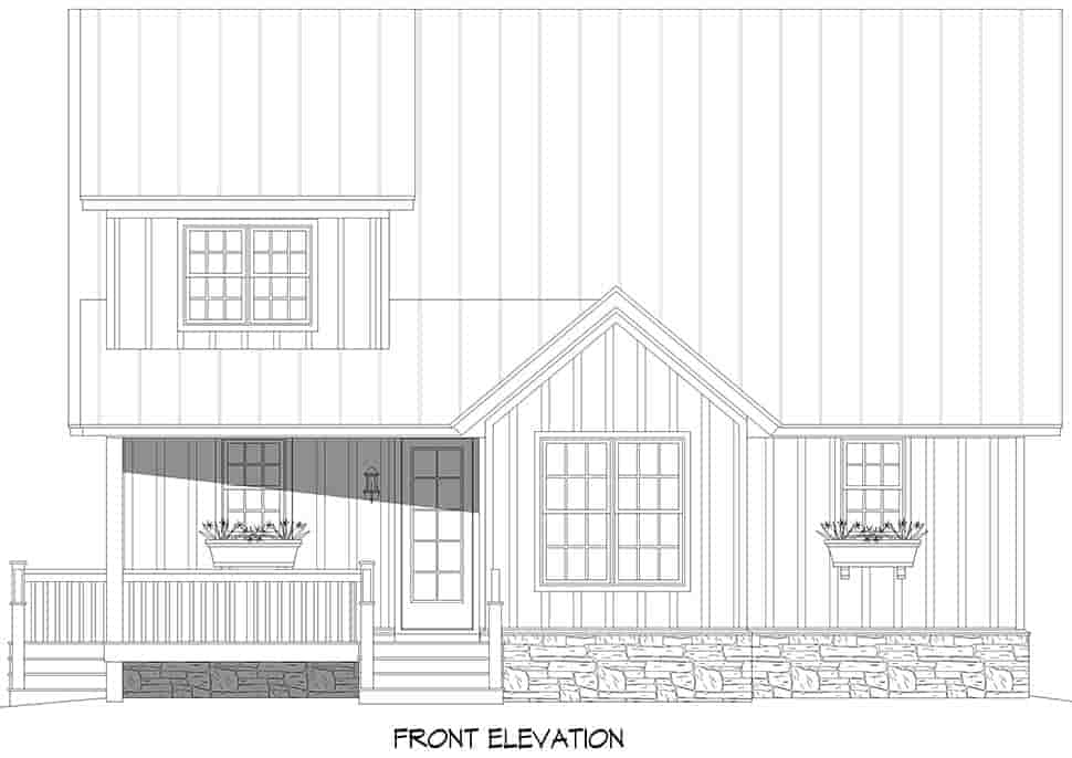 Cottage, Country, Craftsman House Plan 84807 with 3 Beds, 3 Baths Picture 3