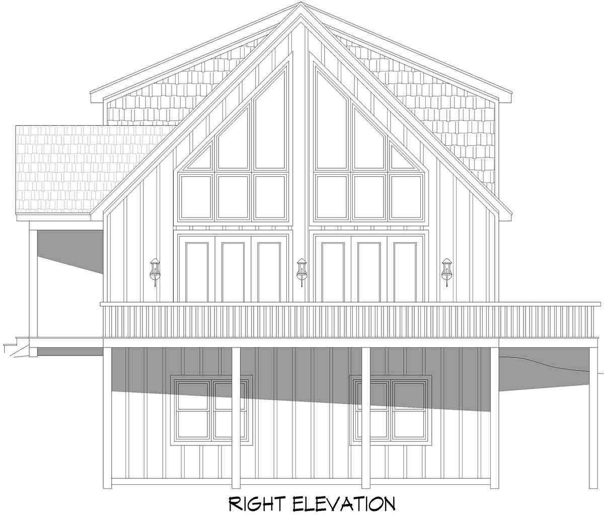 Cabin, Country, Prairie House Plan 84819 with 4 Beds, 3 Baths Picture 1