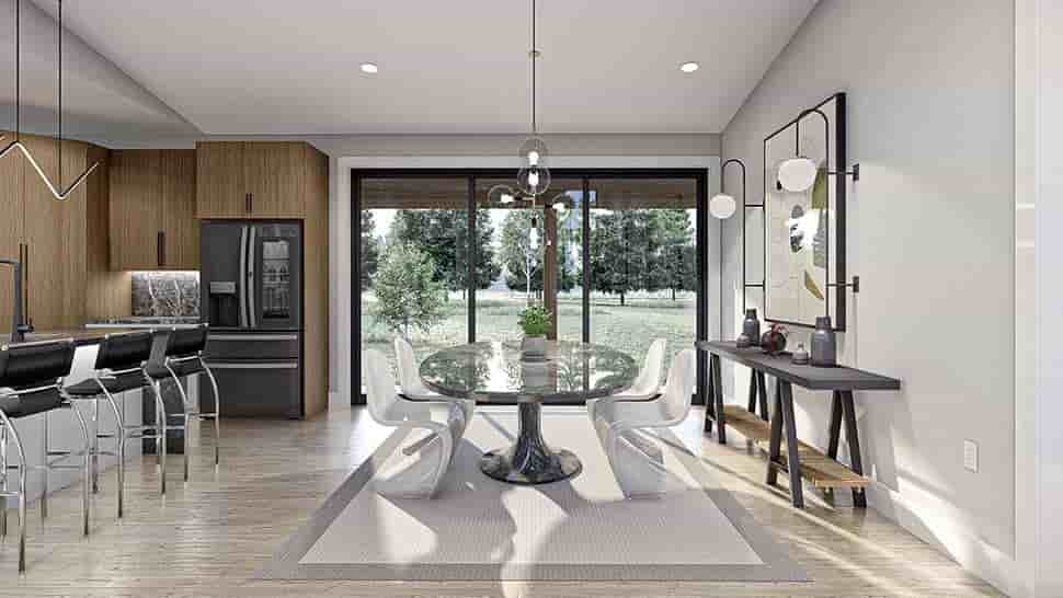 Barndominium, Modern House Plan 84934 with 3 Beds, 3 Baths, 4 Car Garage Picture 10