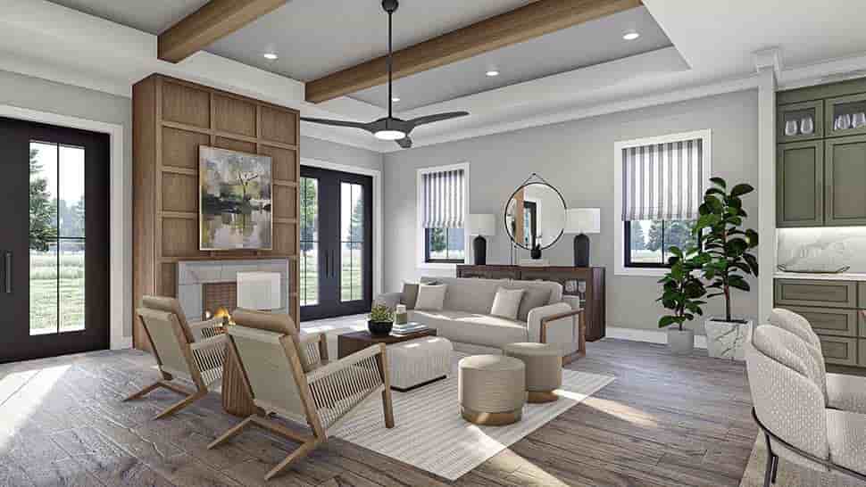 Contemporary, Modern House Plan 84944 with 2 Beds, 2 Baths, 3 Car Garage Picture 14