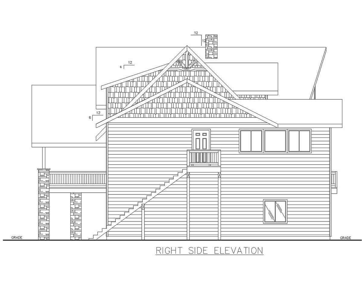 Cabin, Log House Plan 85110 with 4 Beds, 5 Baths, 3 Car Garage Picture 1