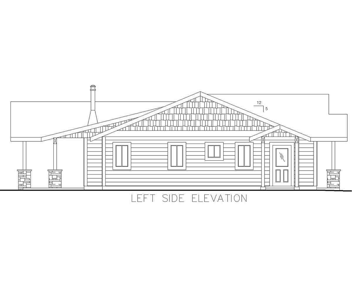 Ranch House Plan 85111 with 3 Beds, 2 Baths Picture 2