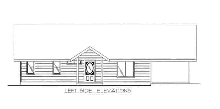 House Plan 85312 with 1 Beds, 1 Baths, 1 Car Garage Picture 1