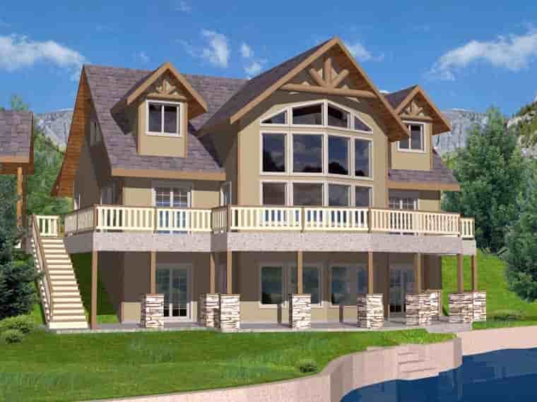 Coastal House Plan 85316 with 3 Beds, 3 Baths Picture 2