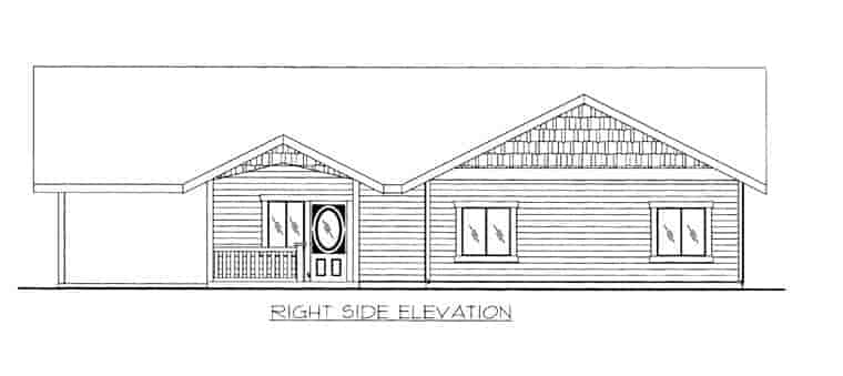 Country House Plan 85321 with 2 Beds, 2 Baths, 2 Car Garage Picture 2