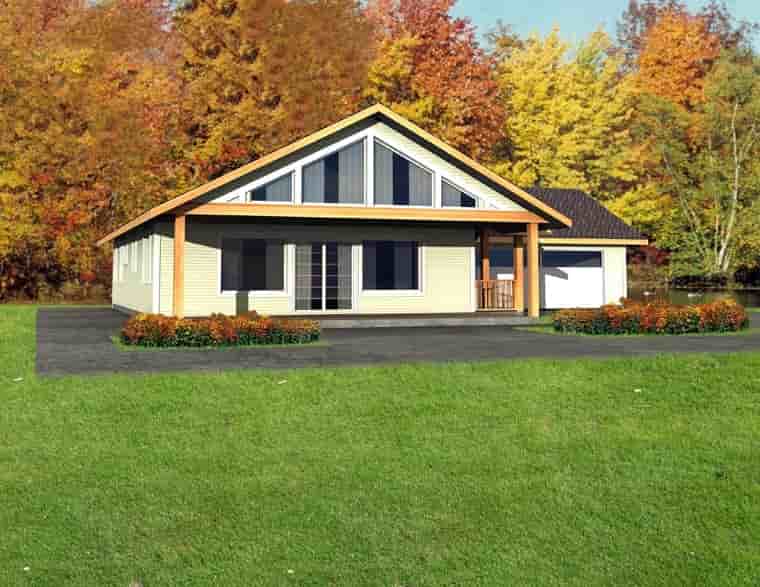 Country House Plan 85321 with 2 Beds, 2 Baths, 2 Car Garage Picture 3