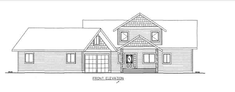 House Plan 85390 with 4 Beds, 4 Baths, 2 Car Garage Picture 3
