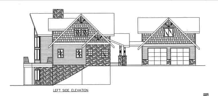 House Plan 85394 with 3 Beds, 4 Baths, 2 Car Garage Picture 1