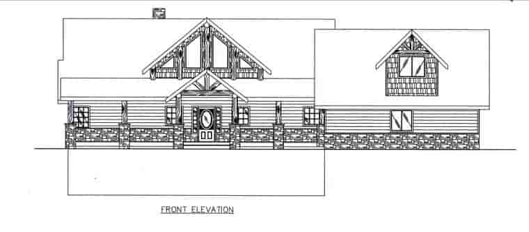 House Plan 85394 with 3 Beds, 4 Baths, 2 Car Garage Picture 3