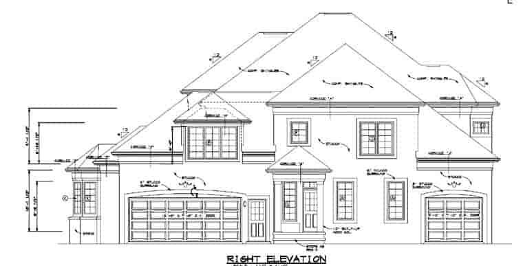 Mediterranean, Traditional House Plan 85512 with 4 Beds, 4 Baths, 2 Car Garage Picture 2