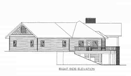House Plan 85819 with 5 Beds, 3 Baths, 3 Car Garage Picture 2