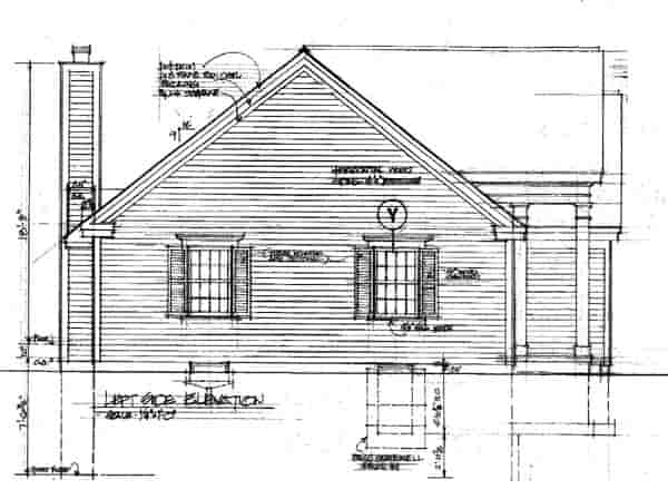 Colonial, One-Story, Southern House Plan 86002 with 3 Beds, 2 Baths, 2 Car Garage Picture 1