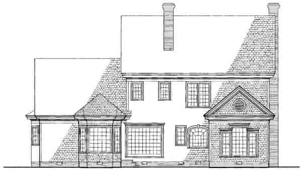 Colonial, Southern House Plan 86136 with 4 Beds, 4 Baths, 2 Car Garage Picture 6