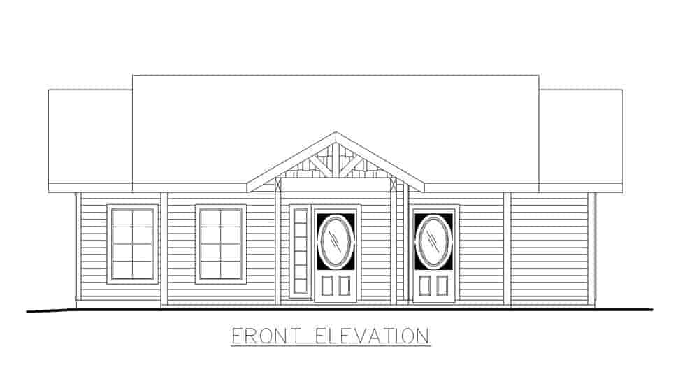 House Plan 86524 with 1 Beds, 1 Baths Picture 3