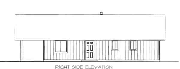 House Plan 86562 with 2 Beds, 1 Baths Picture 1