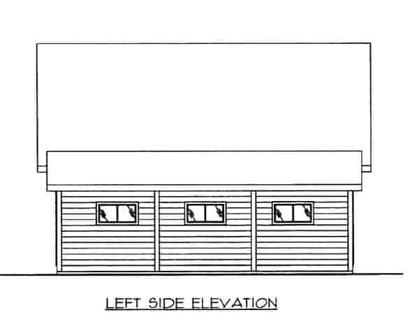 2 Car Garage Apartment Plan 86581 with 1 Beds, 1 Baths Picture 1