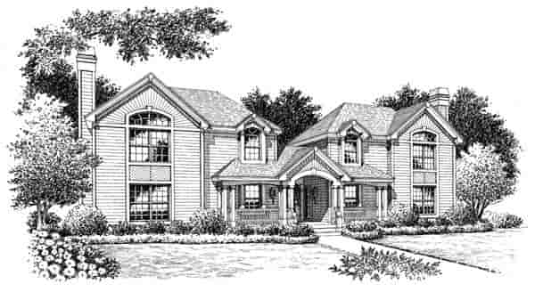 Contemporary, Country, Traditional Multi-Family Plan 86976 with 6 Beds, 6 Baths, 4 Car Garage Picture 3