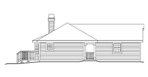 Cabin, Cottage, Country, Ranch Multi-Family Plan 86980 with 2 Beds, 2 Baths, 2 Car Garage Picture 1