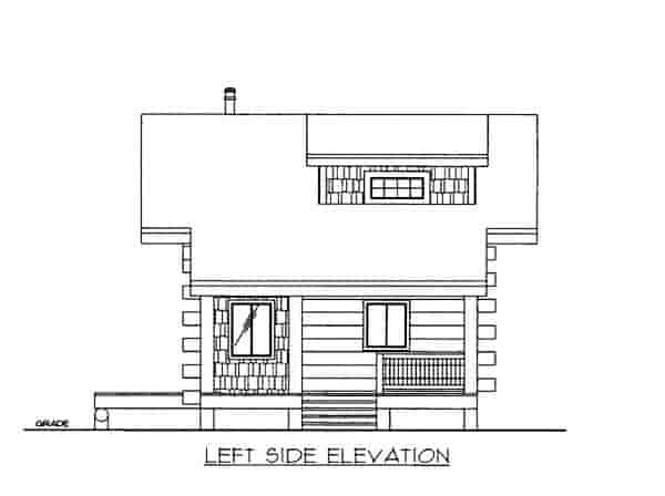 Log House Plan 87143 Picture 1