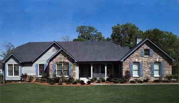 Ranch House Plan 87300 with 4 Beds, 3 Baths, 2 Car Garage Picture 1