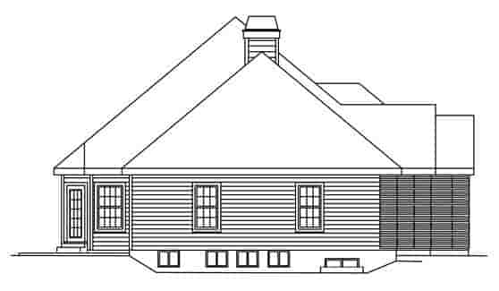 One-Story, Traditional House Plan 87343 with 4 Beds, 2 Baths, 2 Car Garage Picture 1