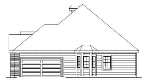 One-Story, Traditional House Plan 87343 with 4 Beds, 2 Baths, 2 Car Garage Picture 2