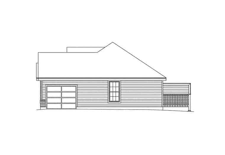 Ranch Multi-Family Plan 87346 with 4 Beds, 2 Baths, 2 Car Garage Picture 2
