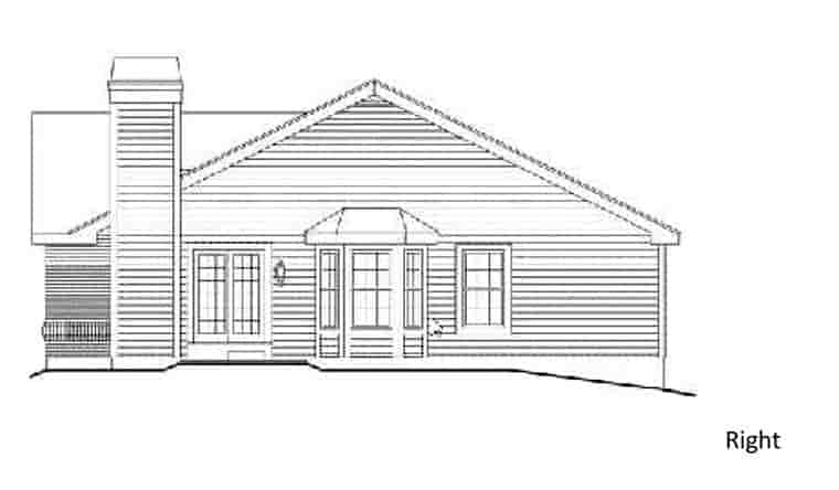 Country House Plan 87392 with 3 Beds, 2 Baths Picture 2
