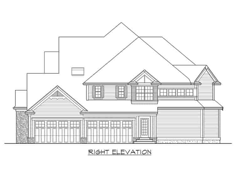 Farmhouse House Plan 87608 with 4 Beds, 5 Baths, 3 Car Garage Picture 15