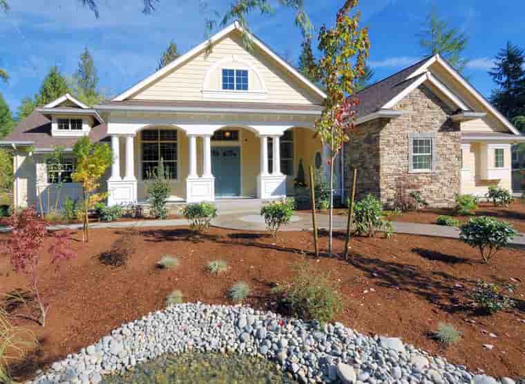 Colonial, Country, Craftsman House Plan 87646 with 4 Beds, 3 Baths, 3 Car Garage Picture 10