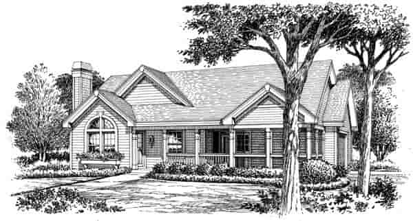 Cottage, Country, Ranch, Traditional House Plan 87800 with 2 Beds, 2 Baths, 2 Car Garage Picture 3