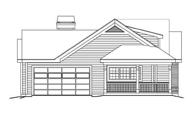 Bungalow, Country, Craftsman, Ranch House Plan 87811 with 3 Beds, 2 Baths, 2 Car Garage Picture 1