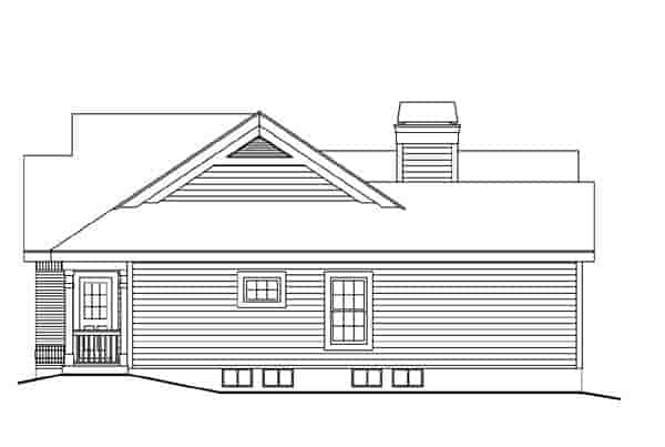 Bungalow, Country, Craftsman, Ranch House Plan 87811 with 3 Beds, 2 Baths, 2 Car Garage Picture 2