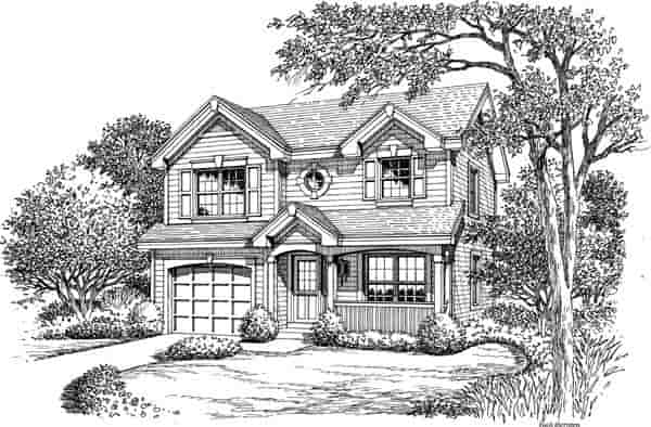 Country, Traditional House Plan 87819 with 2 Beds, 3 Baths, 1 Car Garage Picture 3