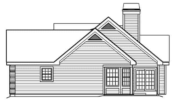 Bungalow, Country, Ranch, Traditional House Plan 87889 with 4 Beds, 3 Baths, 2 Car Garage Picture 2