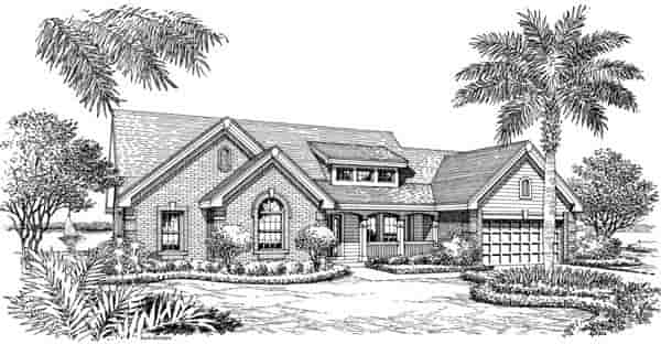 Bungalow, Country, Ranch, Traditional House Plan 87889 with 4 Beds, 3 Baths, 2 Car Garage Picture 3