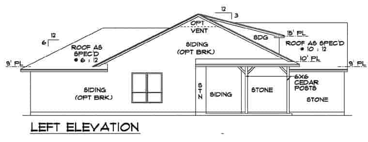 Craftsman, Farmhouse House Plan 88634 with 3 Beds, 2 Baths, 2 Car Garage Picture 1