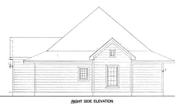 Contemporary, Cottage House Plan 90329 with 3 Beds, 2 Baths Picture 2