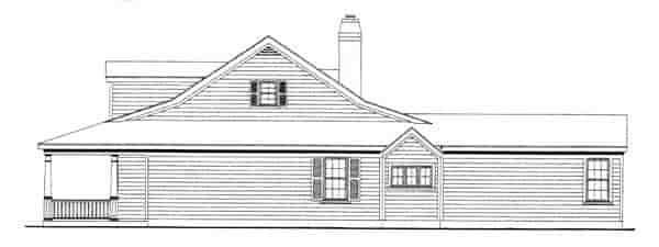 Country, Farmhouse, One-Story, Southern House Plan 90344 with 2 Beds, 2 Baths, 2 Car Garage Picture 1