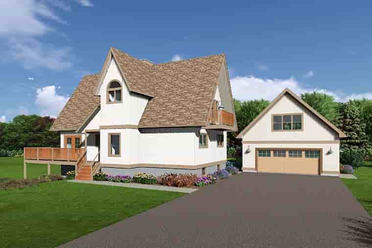 Contemporary House Plan 90844 with 3 Beds, 3 Baths Picture 5