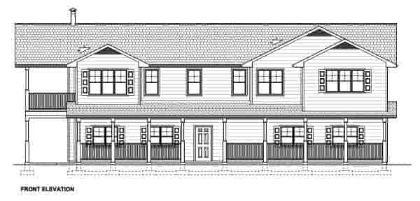 Country House Plan 90890 with 4 Beds, 3 Baths, 2 Car Garage Picture 3