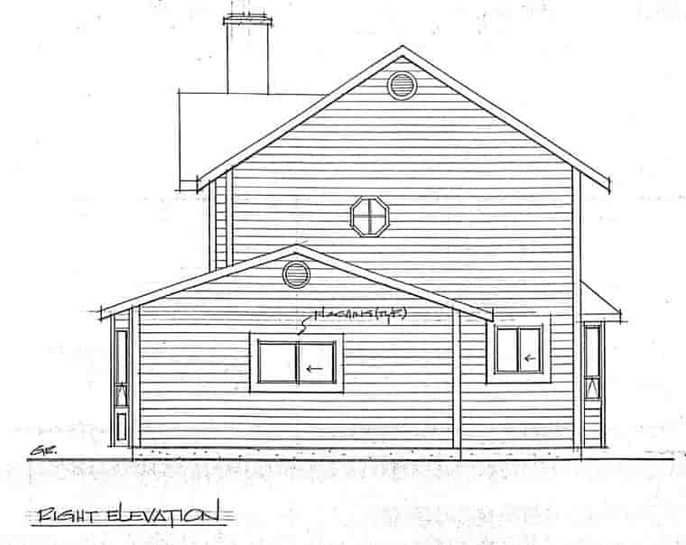 Country, Craftsman House Plan 90951 with 3 Beds, 3 Baths, 1 Car Garage Picture 2