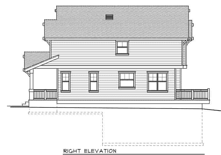 Bungalow, Craftsman House Plan 91885 with 5 Beds, 3 Baths, 4 Car Garage Picture 2