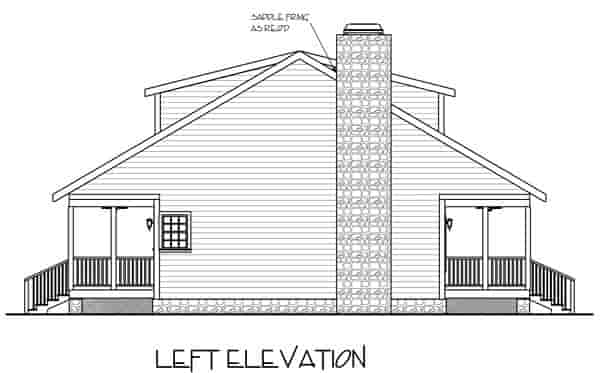 Country, Traditional House Plan 92372 with 3 Beds, 3 Baths Picture 1